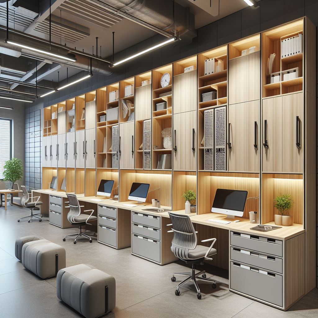 提高空间利用率的创意办公室存储解决方案